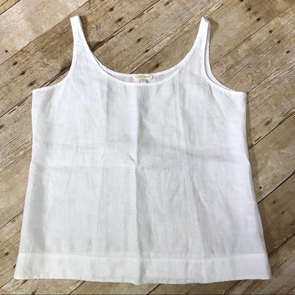 eileen fisher linen tank top